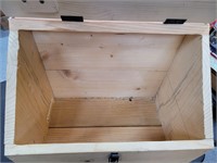Unfinished Wooden Bread Box Chest Kitchen storage