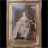 Ornately Framed Artist Signed After Madame Pompado