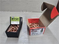 2 Partial Boxes of 338 Caliber Bullet Tips
