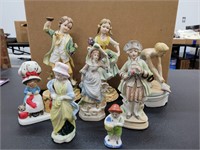 Porcelain Figurine Lot Red letter Japan Ethan