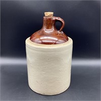 Vintage Stoneware Gallon Jug