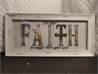 "FAITH" Shadow box wall decor from kirklands