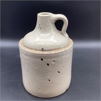 Vintage White Stoneware Jug