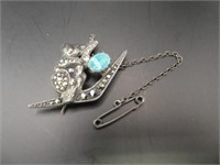 Marcasite & Opal 1.25" Koala Bear Brooch