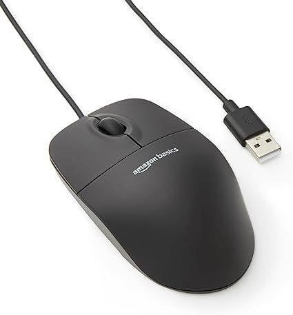 15$-Amazon Basics 3-Button USB Wired Computer