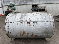 Grey fuel tank w/ gas boy pump; pump works,