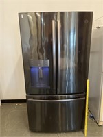 GE Black French Door Refrigerator Freezer
