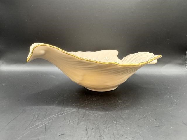 Lenox bird bowl & swan