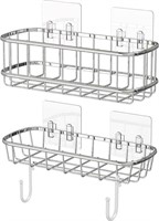 19$-parake shower caddy silver 2pack