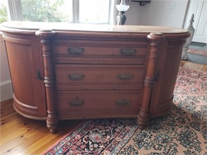 DEMILUNE BUFFET 64"W 25"D 32"T