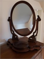 ANTIQUE VICTORIAN DRESSING TABLE MIRROR W/