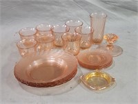 Arcoroc Pink Swirl Cups, Plates & More