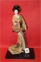 Geisha Girl 14.5" w/ musical instrument