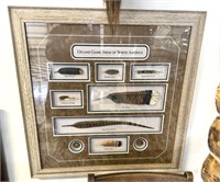 Ducks Unlimited Upland Game Bird Feather Framed