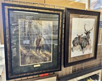 Framed Elk Art Prints
