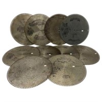 10 Regina Music Box Discs, 15 1/2 in