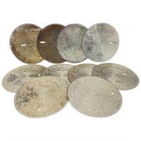 10 Regina Music Box Discs, 15 1/2 in