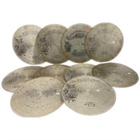 10 Regina Music Box Discs, 15 1/2 in