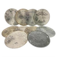 10 Regina Music Box Discs, 15 1/2 in