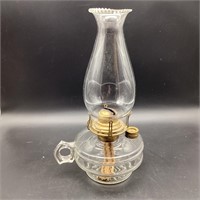 Vintage Glass Oil Lamp