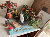 Artificial Flowers, Wall Hangings, Coca Cola Bear