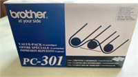 Brother PC-301 2 Printing Cartridges For FAX