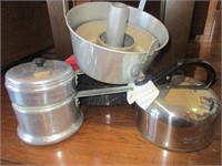 Roaster pans teapot ect