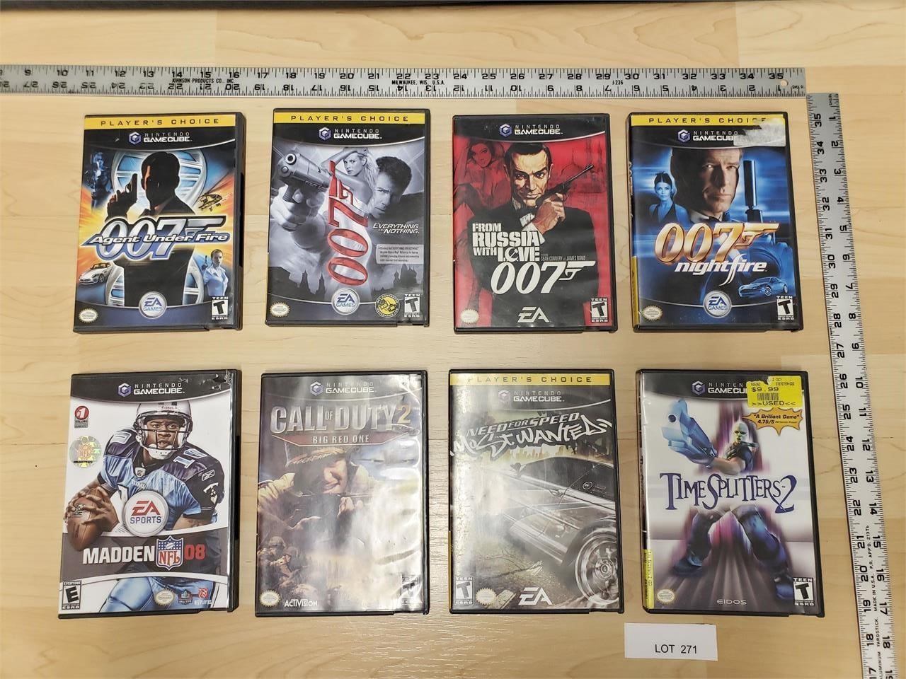 Lot of 8 Gamecube Games,007,Time splitters 2, Need