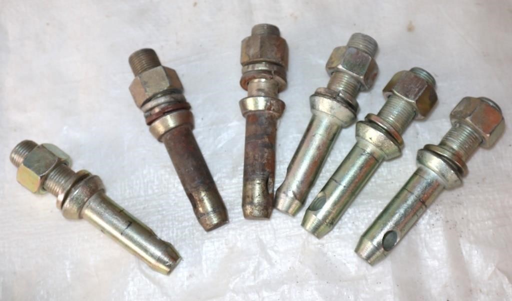 6 link pin draw pins w nut and washer