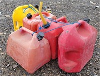 5- 5 Gallon Fuel Containers