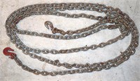 19' chain 1/4" hook each end