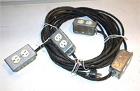 heavy duty drop cord w 4 wired boxes