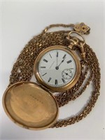 Antique Waltham Pocket Watch & Chain
