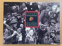 Canada Remembers WWII 6 Copper Medallions