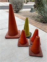 Various Sizes of Traffic Cones