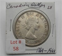1964 Candian Silver Dollar