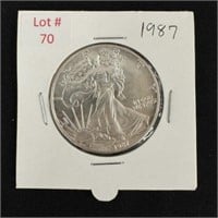 1987 Silver Eagle - 1oz Fine Silver