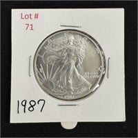 1987 Silver Eagle - 1oz Fine Silver