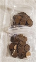 (100) Wheat Pennies Asst. Dates & Mints