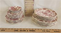 English Chippendale Johnson Bros England Dishes