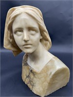 Italian Alabaster Marble Bust