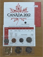 2012 Cdn UNC Coin Set