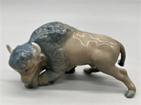 Lladró Figurine 5313 Mini Bison Attacking, Retired