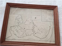 GEORGES WASHINGTONS' MAP OF MOUNT VERNON ESTATE