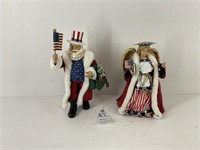 Liberty Angel & Patriotic Santa
