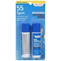 Walgreens Sport Sunscreen Stick SPF 55 - 0.6 Oz X