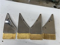 Vintage Stainless Steel accessory mud flaps