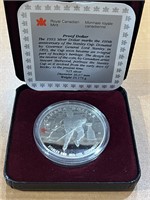 1993 Cdn Stanley Cup Proof Silver Dollar