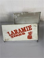 Vintage Laramie Tires advertising display rack