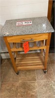 MARBLE TOP CART